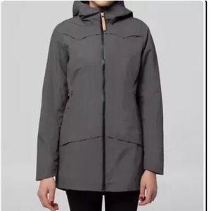 INDYGENA Choiva 2L Rain Jacket in Gray Women's Size XL